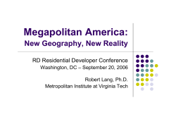 Megapolitan America: