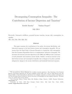 Automatic Stabilizers - David Eccles School of Business
