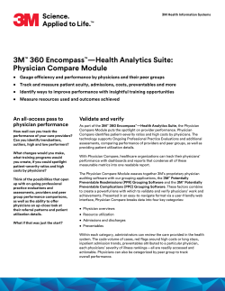 Physician Compare Module