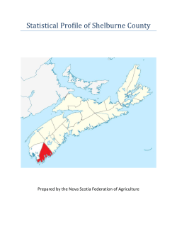 Shelburne County - Nova Scotia Federation of Agriculture