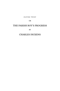 Oliver Twist, by Charles Dickens