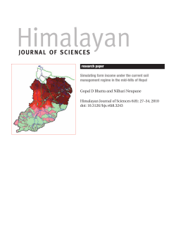 journal of sciences - Nepal Journals Online