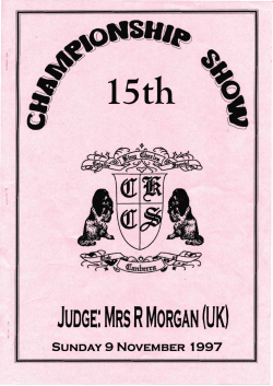 15th-Catalogue - Cavalier King Charles Spaniel Club of Canberra