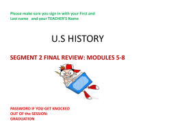 us history - the Educator Login page!
