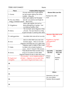 THE ODYSSEY Name