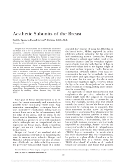 Aesthetic Subunits of the Breast
