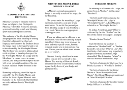 Courtesy and Protocal