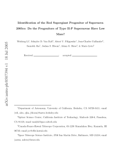 Identification of the Red Supergiant Progenitor of Supernova 2005cs