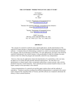 Centroid - myGeodesy