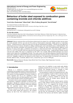 Behaviour of boiler steel exposed to combustion gases containing