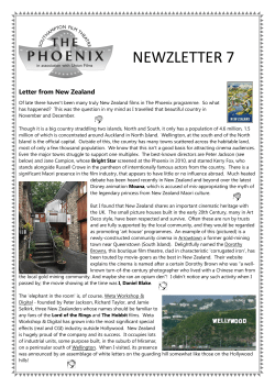 Newsletter 7 - The Phoenix