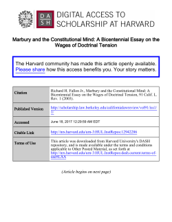 Marbury and the entennial Essay on the