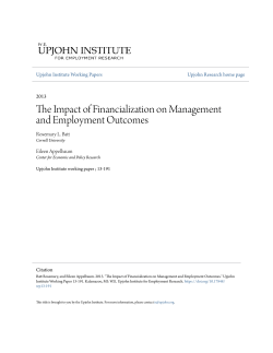 The Impact of Financialization on Management