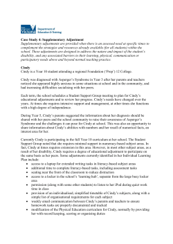 Supplementary Adjustment Supplementary adjustments are