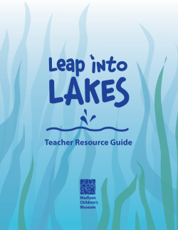 Teacher Resource Guide - Madison Children`s Museum