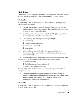 Objectives