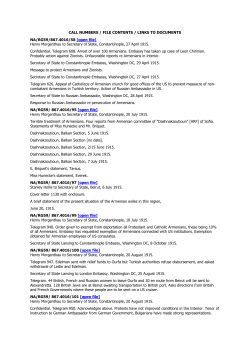 Race Problems - Gomidas Institute