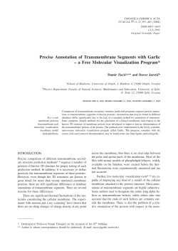 Precise Annotation of Transmembrane Segments with Garlic &ndash; a