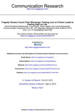 Communication Research