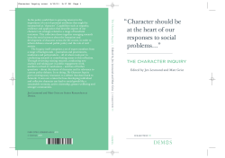 Character Inquiry
