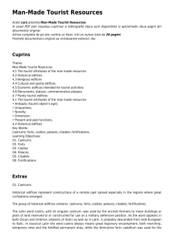 Man-Made Tourist Resources