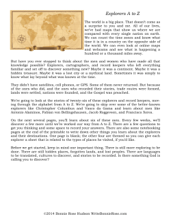 Explorers A to Z - Homeschool Giveaways