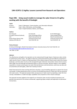 Paper - Command and Control Research Portal