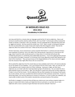 JH WEEKLIES ISSUE #15