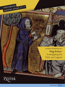 King Arthur - University of Exeter