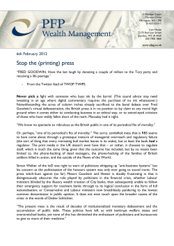 Stop the (printing) press