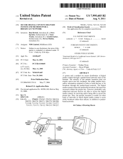 Secure digital content delivery system and method over a broadcast
