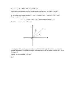 if SinA+sinB+sinC=0,cosA+cosB+cosC=0 then prove that AB=2pi/3
