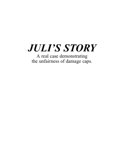 juli`s story - Tort Reform Truth