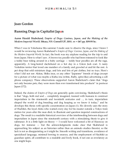 Joan Gordon Running Dogs in Capitalist Japan