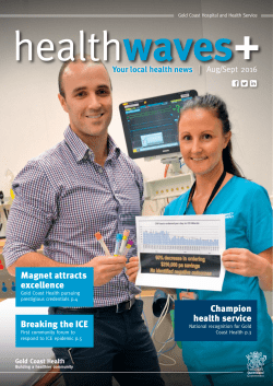 Magnet attracts excellence Champion health service Breaking the ICE