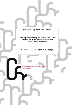 Trading Efficiency of Fund Families