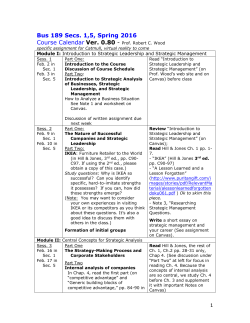 BUS189 Course Calendar Sec1,5