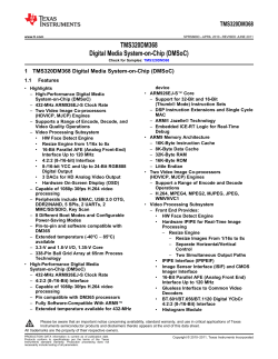 SPRS668 - Texas Instruments