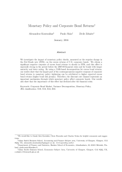 Monetary Policy and Corporate Bond Returns