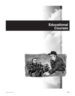 Educational Courses - Pima Community College