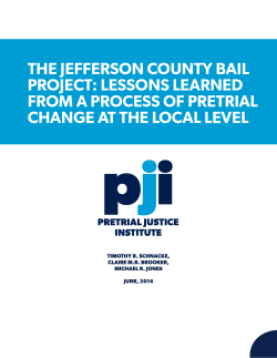 The Jefferson County Bail Project