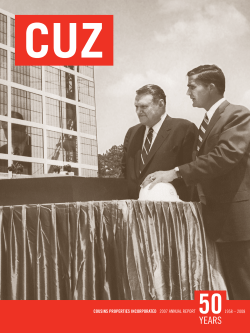 CUZ - AnnualReports.com