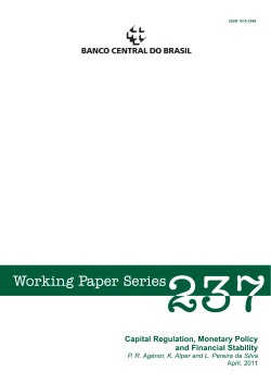 Capital Regulation, Monetary Policy and Financial Stability