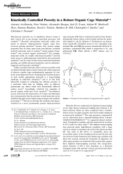 Kinetically Controlled Porosity in a Robust Organic Cage Material