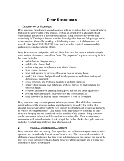 drop structures - Western Oregon University