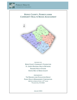 public health - Reading Health System