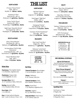 THE LIST - Del Ray Pizzeria