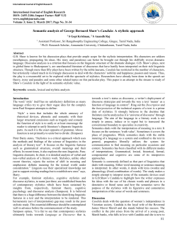 - International Journal of English Research