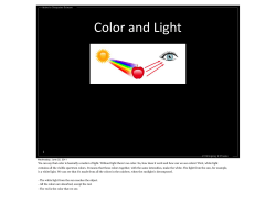 Color and Light