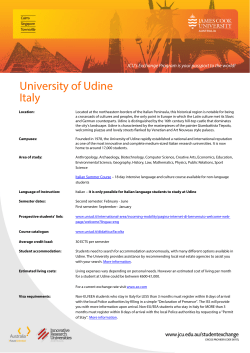 University of Udine Italy